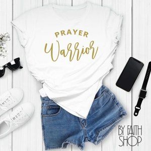 Prayer Warrior Unisex T-shirt Faith based Graphic
